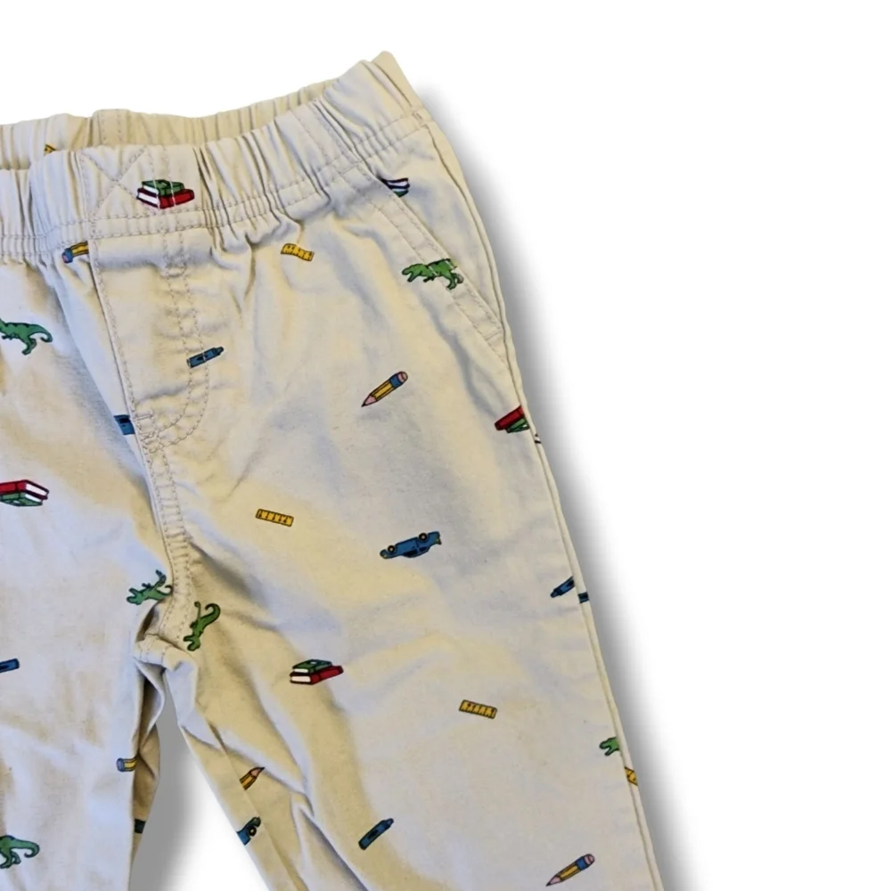 Carter's Twill Back To School Print Pants